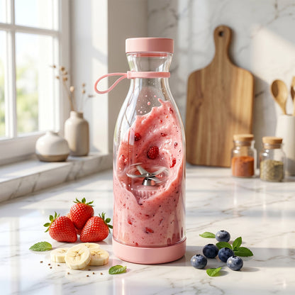 Electric Portable Mini Juicer Bottle | Wireless Personal Size Juicer Blender